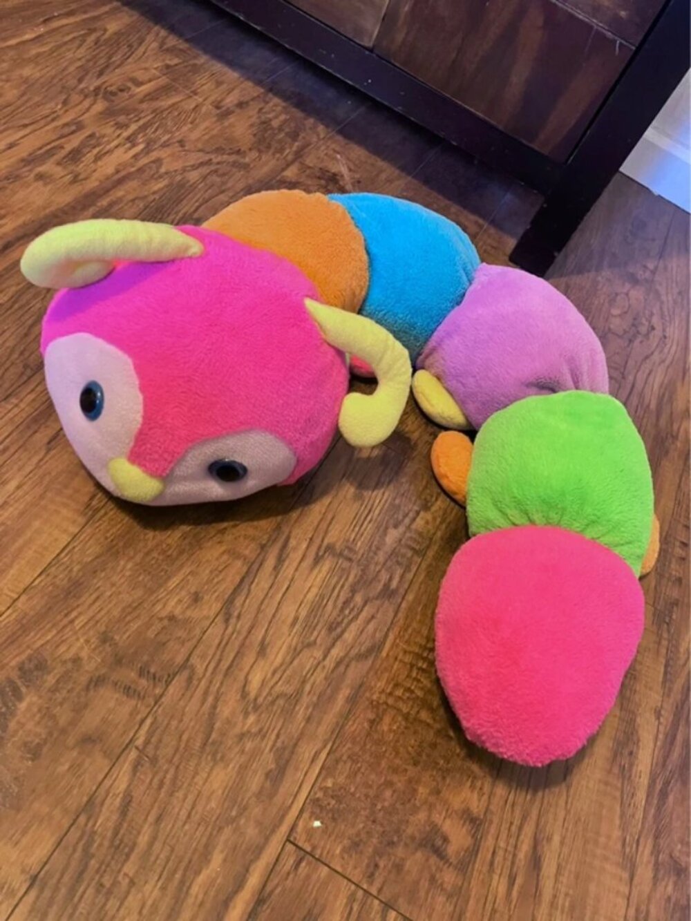 Goffa Multicolor Caterpillar 24” Plush Y2K Kidcore Stuffed Animal Rainbowcore To